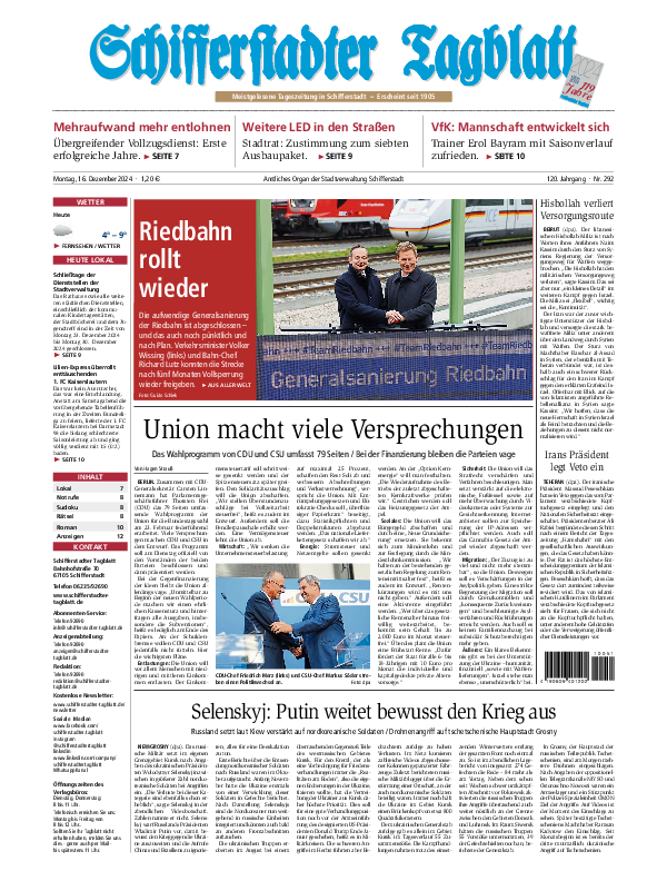 Schifferstadter Tagblatt